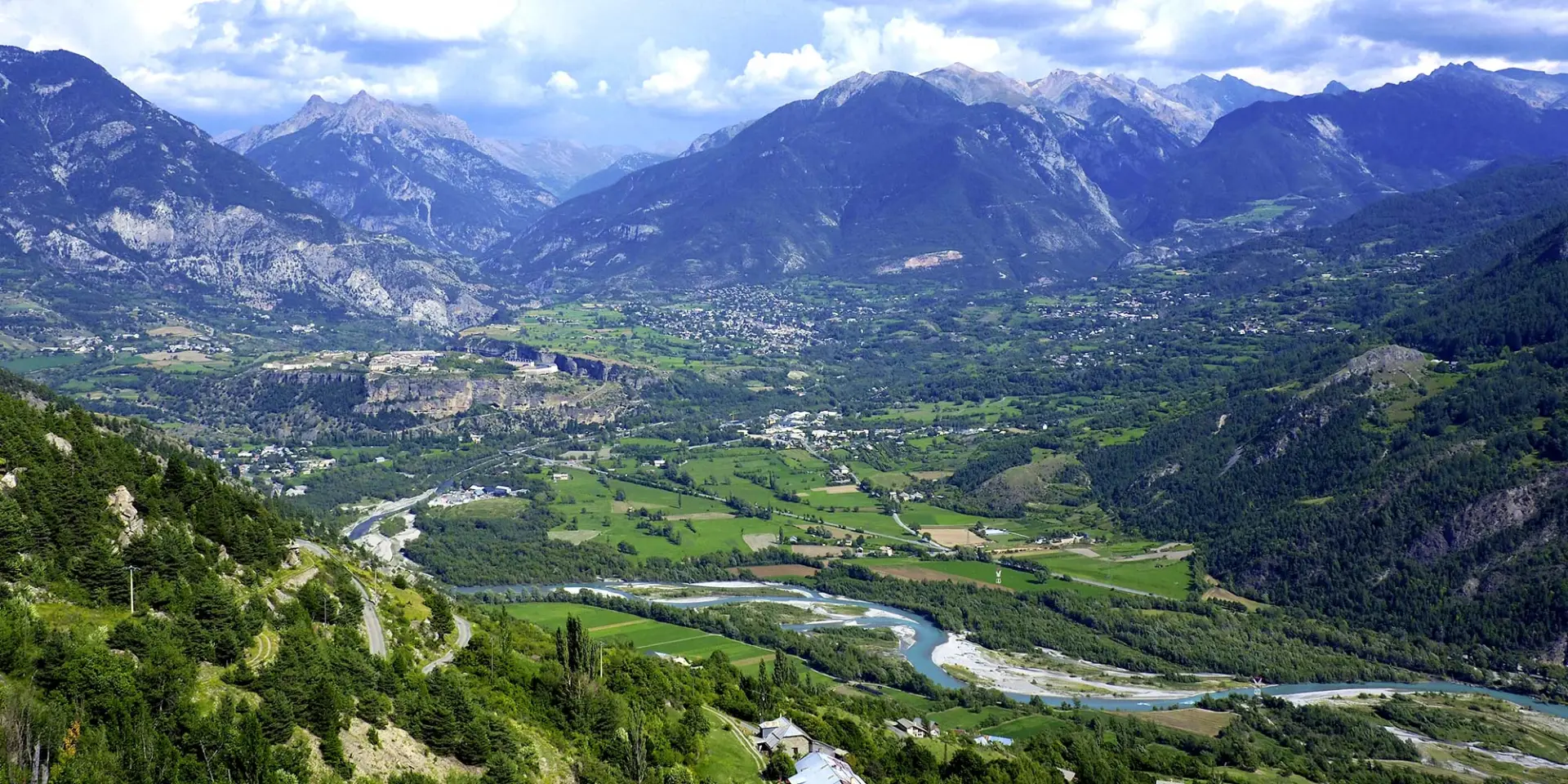 Confluent Guil Durance Depuis Reotier