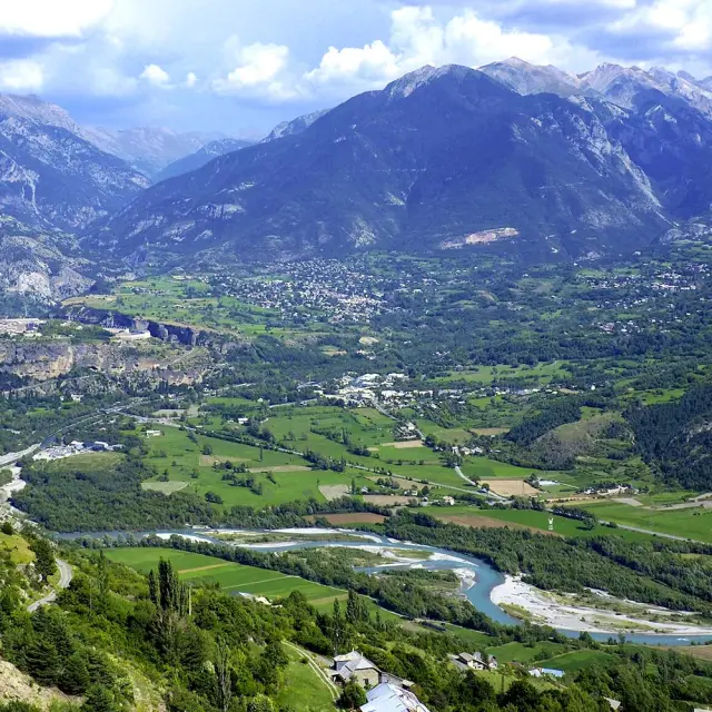 Confluent Guil Durance Depuis Reotier