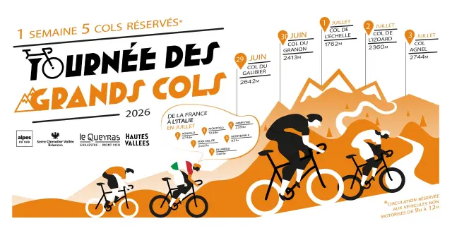 Bandeau Tournee Grands Cols Velo