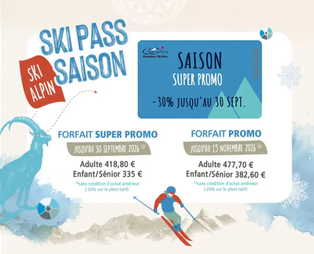 Forfait Saison Ski Alpin Super Promo
