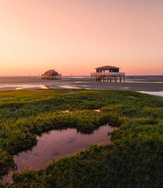 Vue Aerienne Bellon du Bassin avec les Cabanes Tchnaquée