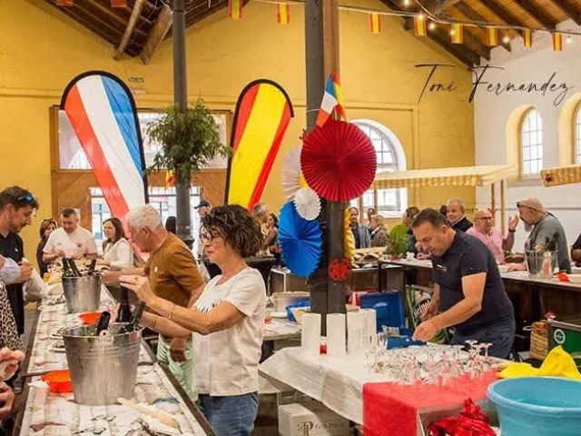Marché des commerçants français à Santa Maria de Cayon