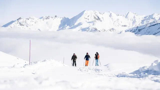Balade en raquettes au cœur de la station de ski de Luz Ardiden