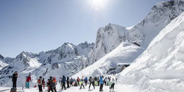 Skiing at the Grand Tourmalet