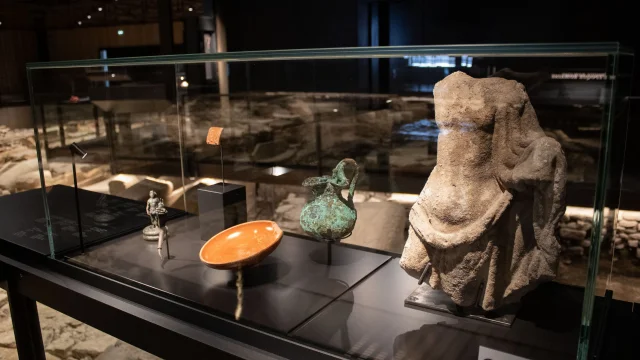 Vestiges retrouvés lors des fouilles archéologiques de Luxeuil-les-Bains - L'Ecclésia