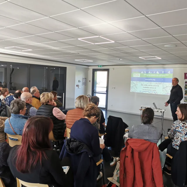 Matinée d'échanges lors de l'une journée Accueil Vélo organisée par Destination 70 en Haute-Saône