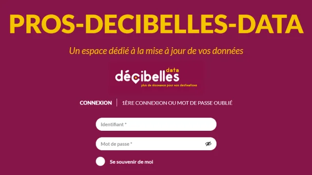 Portail d'accès pro à la base de données touristique régionale de la Bourgogne-Franche-Comté