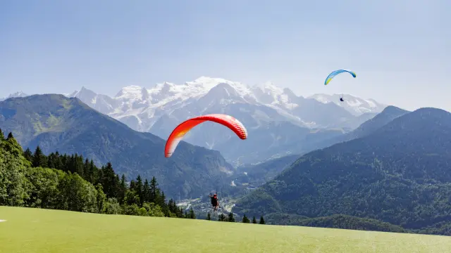 Parapente à Passy