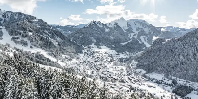 Châtel en hiver
