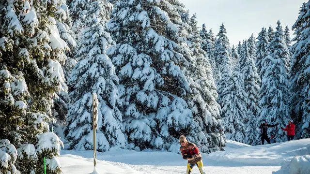 Noords skiën Semnoz