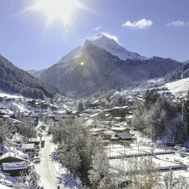 Vue Village Hiver