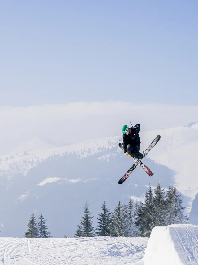 Sneeuwpark in Les Gets