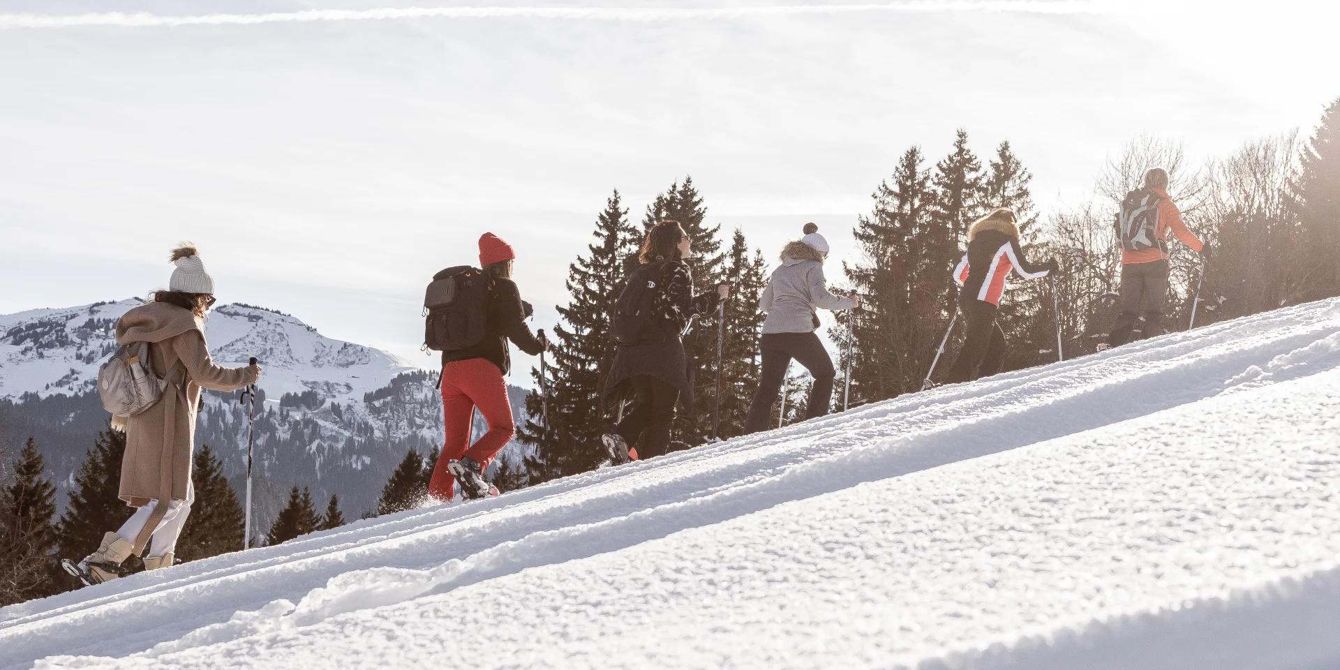 Raquettes à Megève
