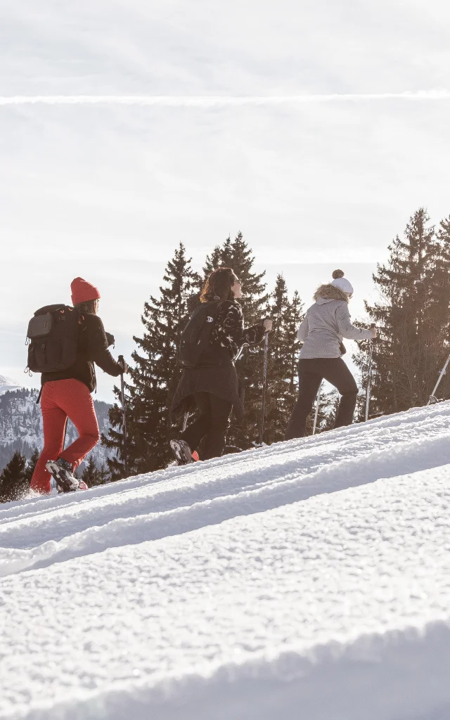 Raquettes à Megève