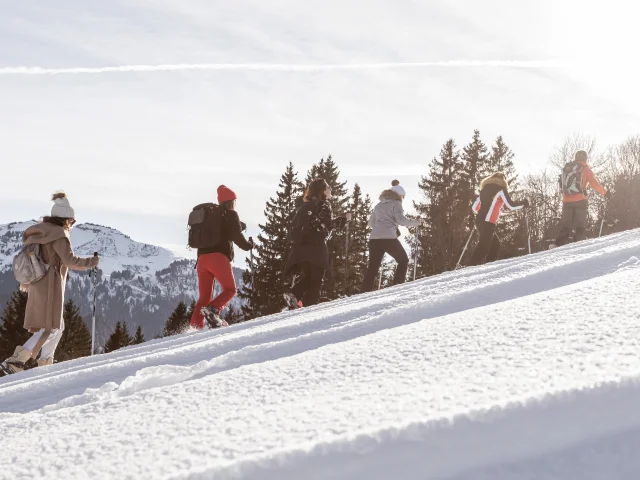 Raquettes à Megève