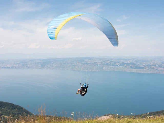 Parapente à Thollon les Memises