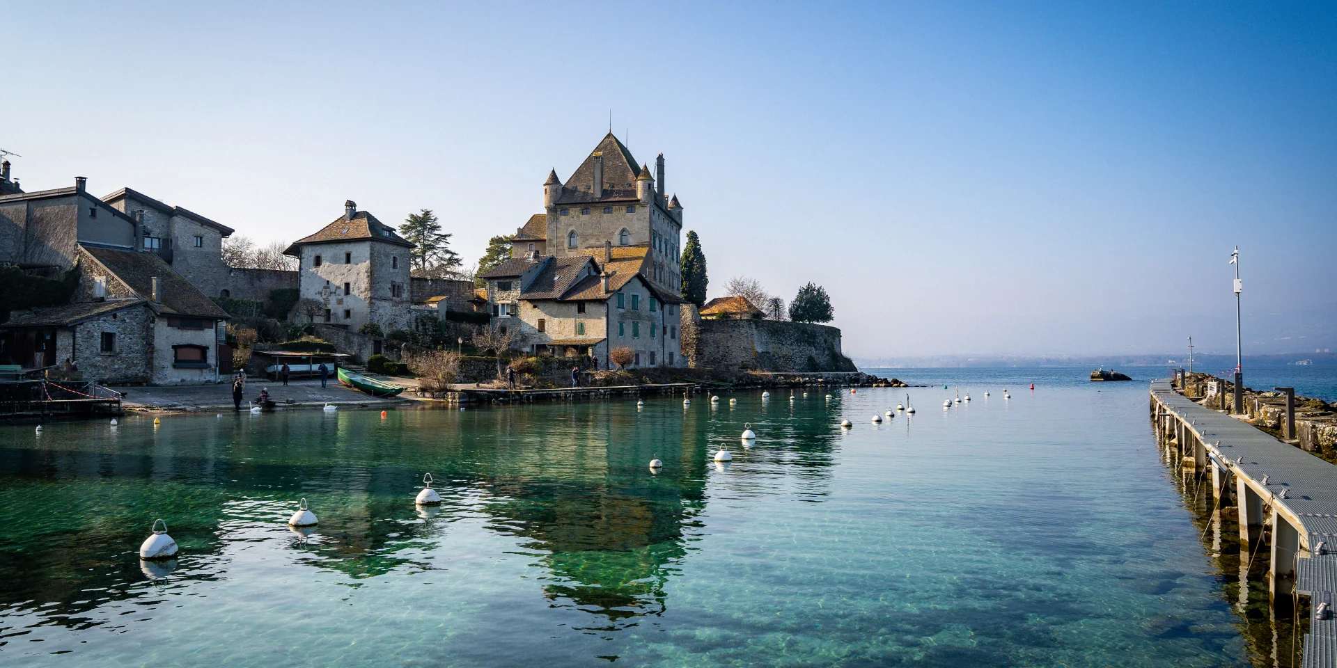 Yvoire et le lac Léman