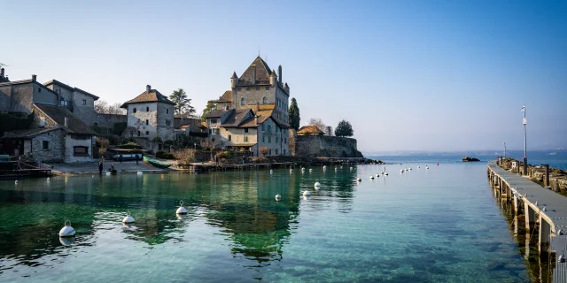 Yvoire en het meer van Genève