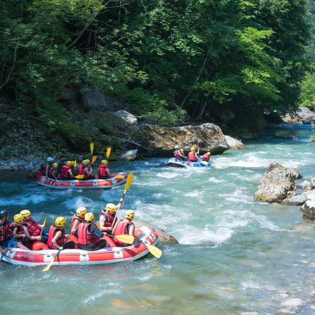 Rafting sur la Dranse