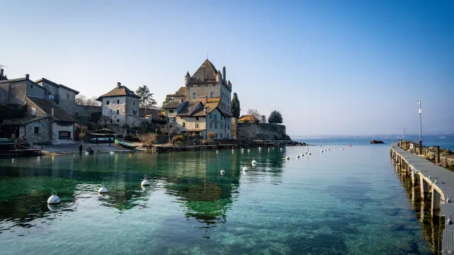 Yvoire et le lac Léman