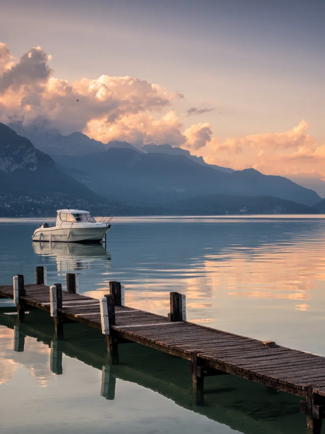 Varen op het meer van Annecy