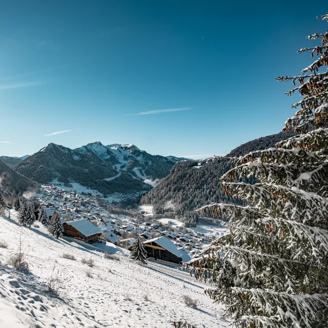 Châtel en hiver