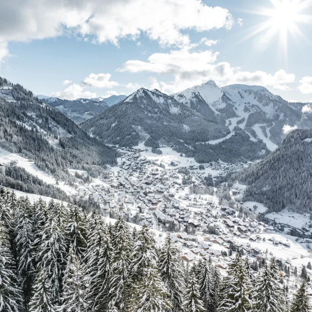 Châtel en hiver