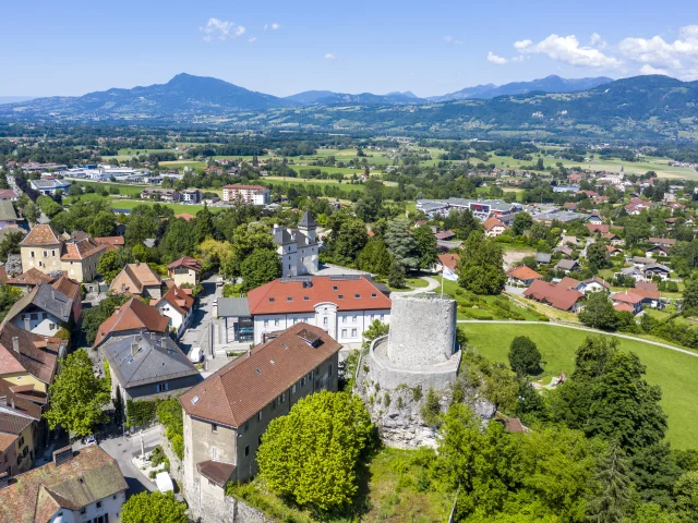 La Roche Sur Foron Drone La Tour