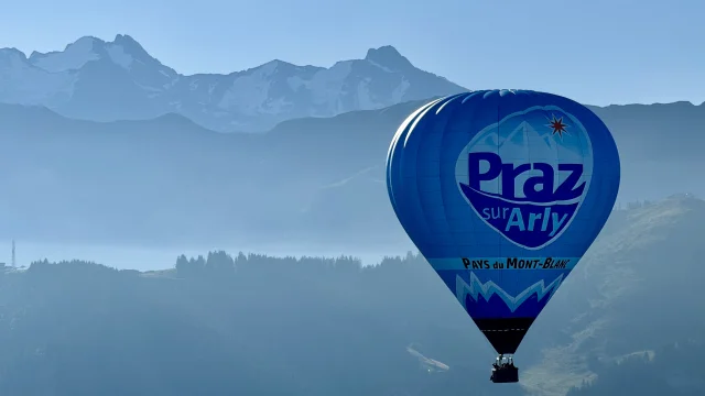 Montgolfière à Praz-sur-Arly