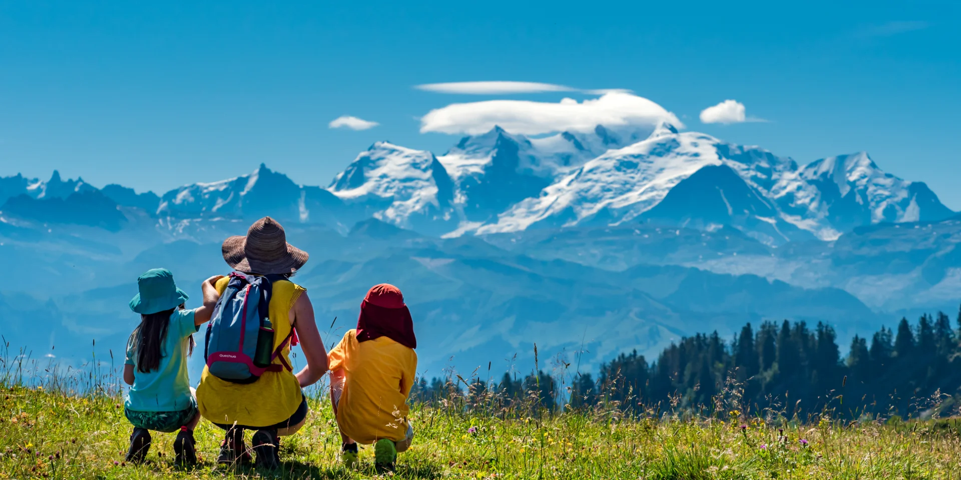 Randonnée à Praz-de-Lys Sommand vue sur le Mont-Blanc