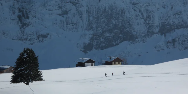 Snowshoeing Mont Saxonnex