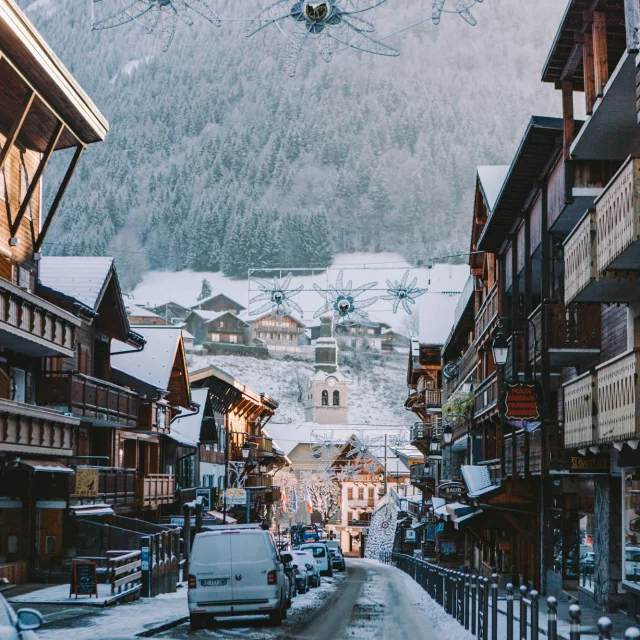Village de Morzine hiver