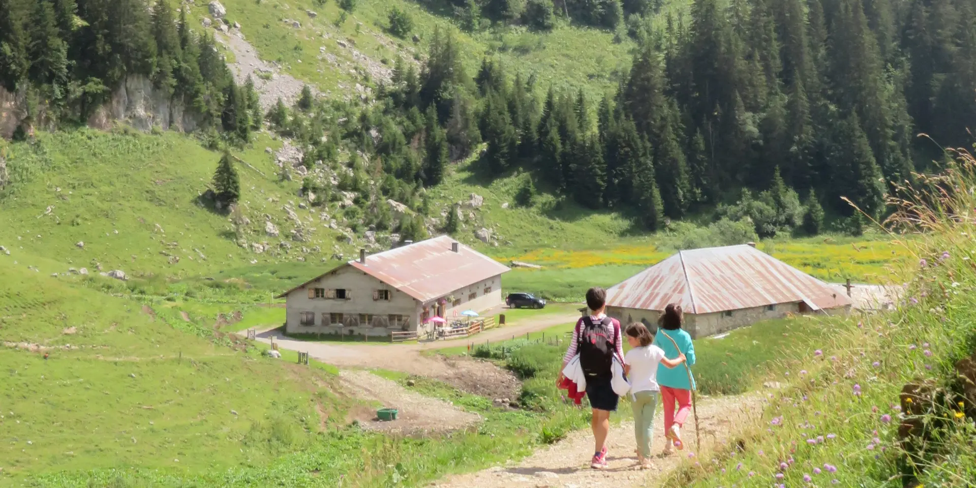 Randonnée alpage de Bise Vacheresse