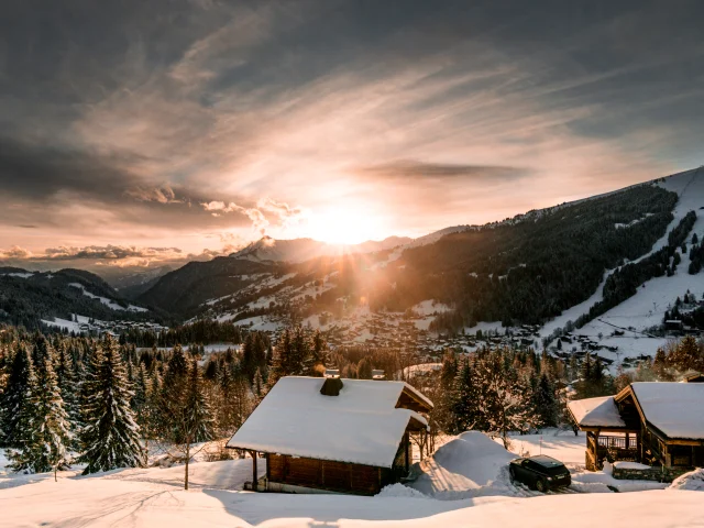 Sunset chalets village les Gets