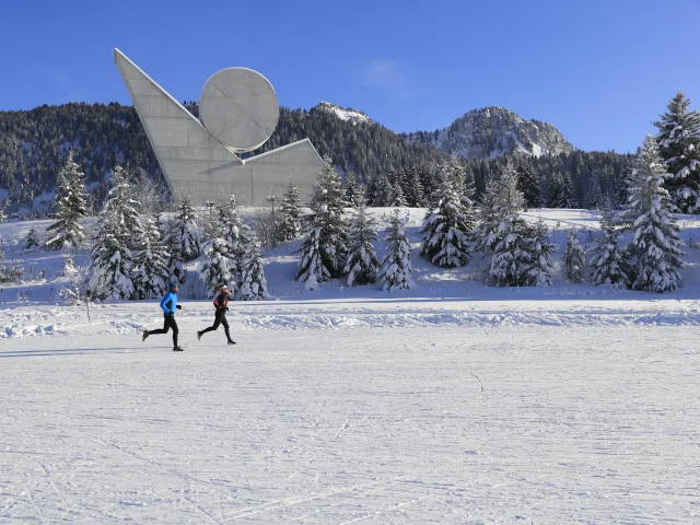 Plateau des Glières hiver
