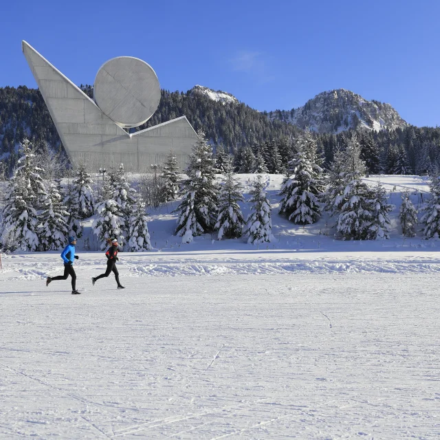 Plateau des Glières hiver
