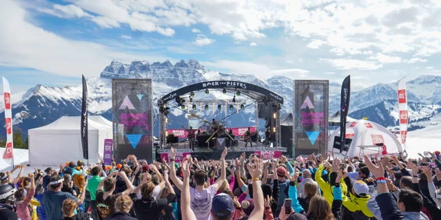 Schommel op de pistes Morzine