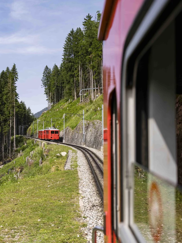 Trein naar Montenvers