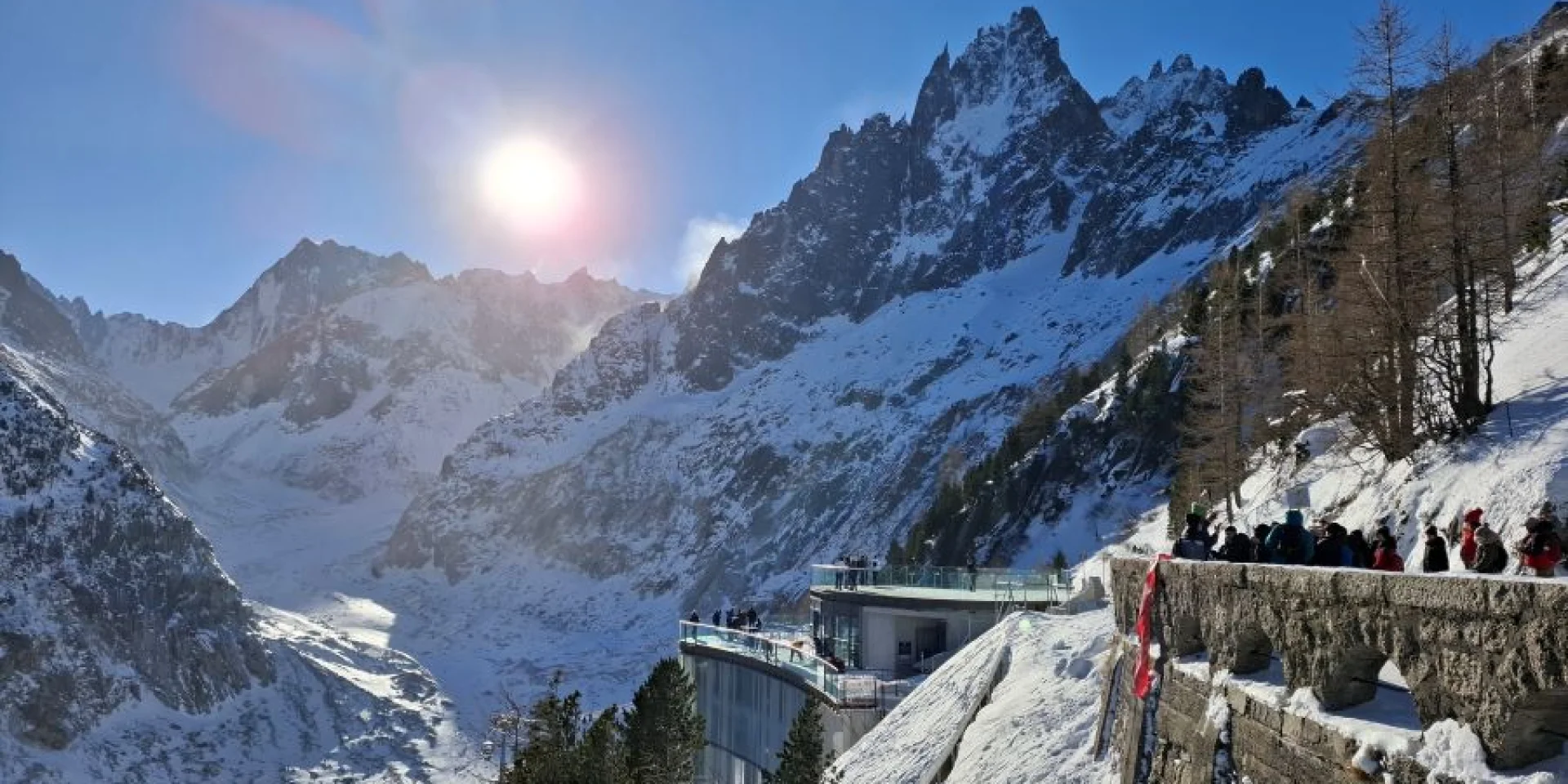 Train du Montenvers vue Mer de Glace