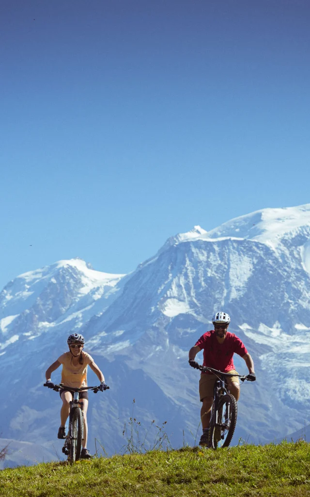 コンブルーのマウンテンバイク