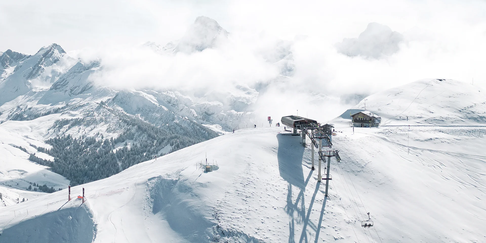 Vue pistes le Grand Bornand