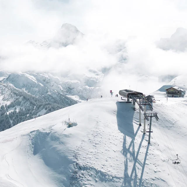 Vue pistes le Grand Bornand