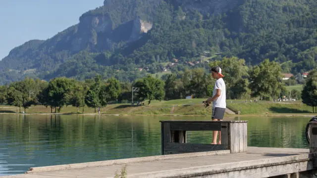 Pêche lac de Passy