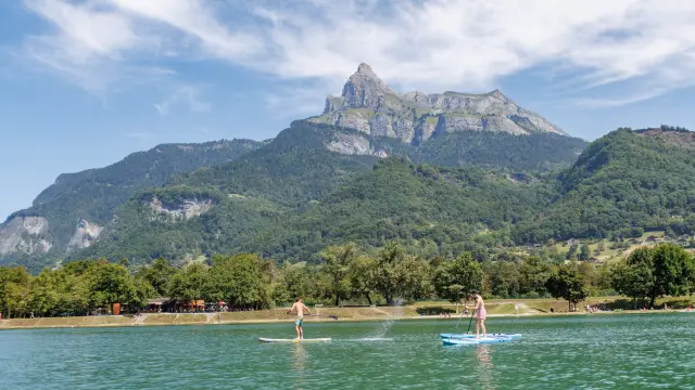 Paddle lac de Passy