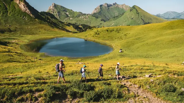 Lac Praz de Lys Sommand randonnée