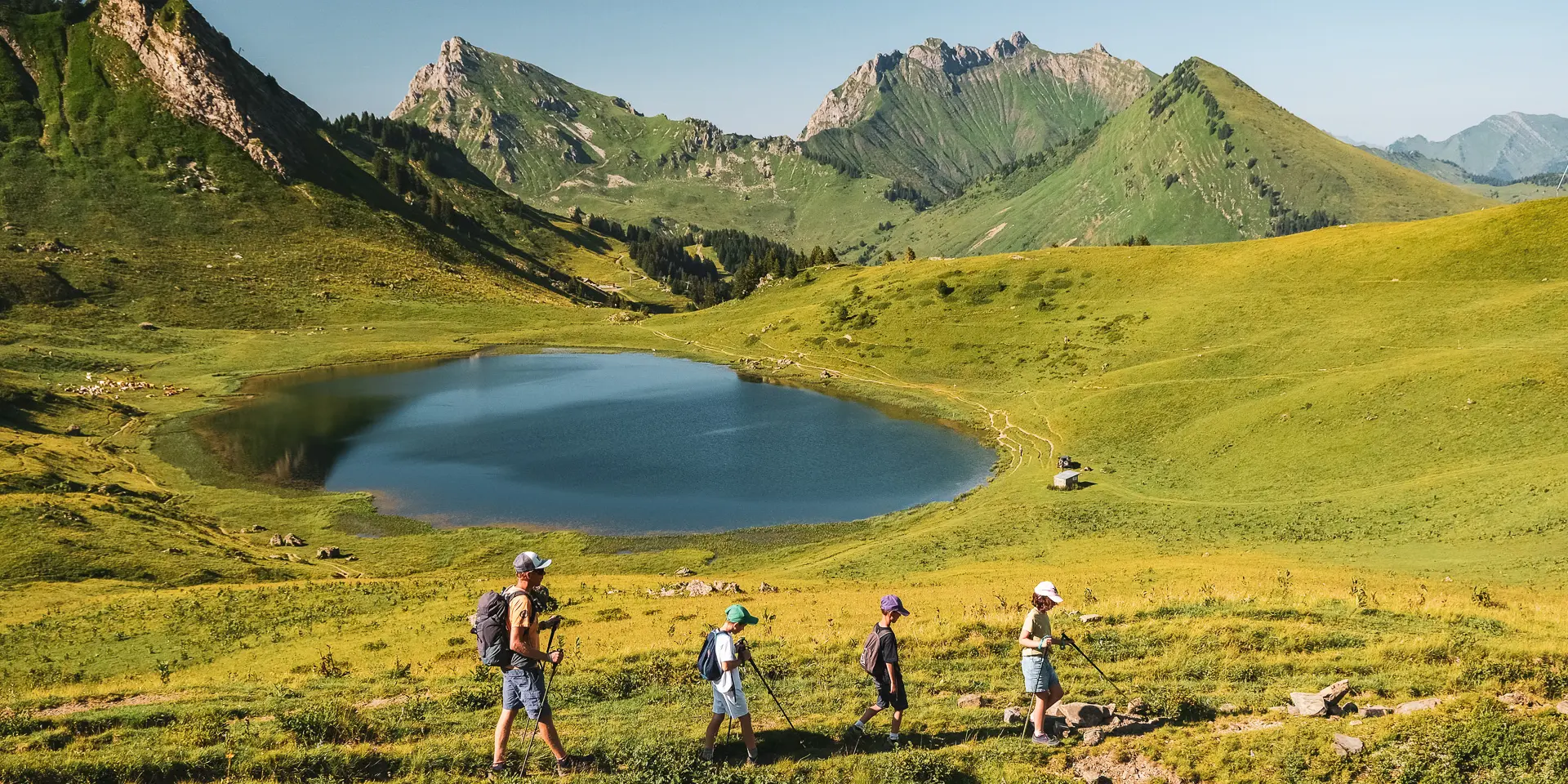 Lac Praz de Lys Sommand randonnée