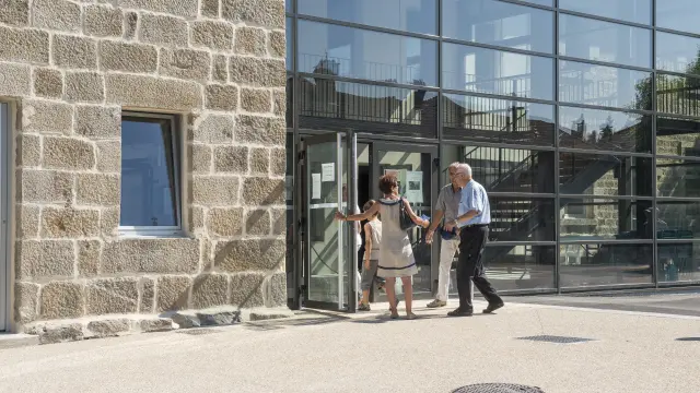 En visite au Lieu de Mémoire