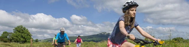 VTT sur le Haut-Lignon, destination famille plus