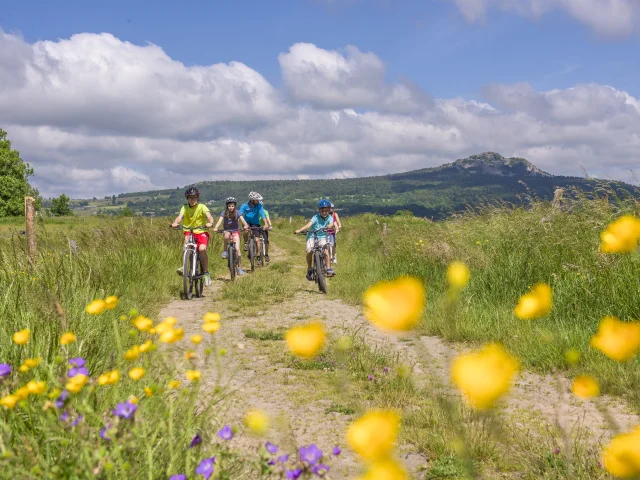 Mountain biking on the Haut-Lignon