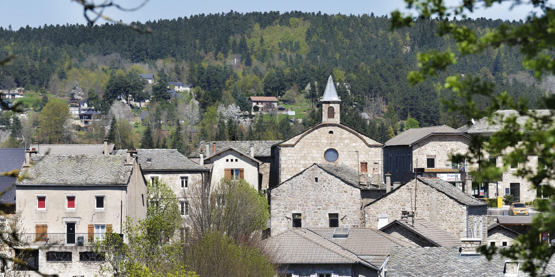 Tence/Vue Chapelle des Pénitents